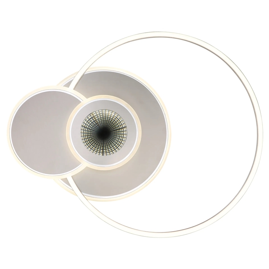 Globo - stmievateľné LED stropné svietidlo LED/24W/230V 2700-6000K strieborné + diaľkové ovládanie