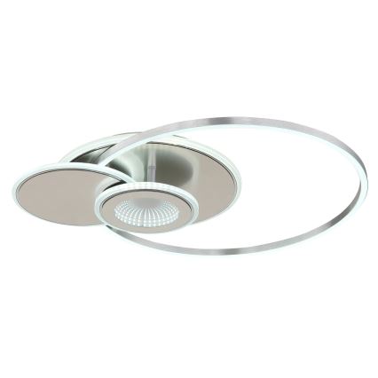 Globo - stmievateľné LED stropné svietidlo LED/24W/230V 2700-6000K strieborné + diaľkové ovládanie