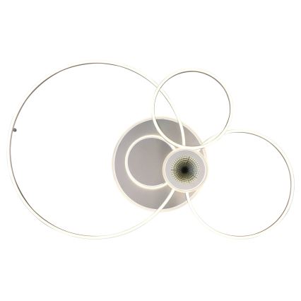 Globo - LED stlmiteľné stropné svietidlo LED/36W/230V 2700-6000K strieborné + diaľkové ovládanie