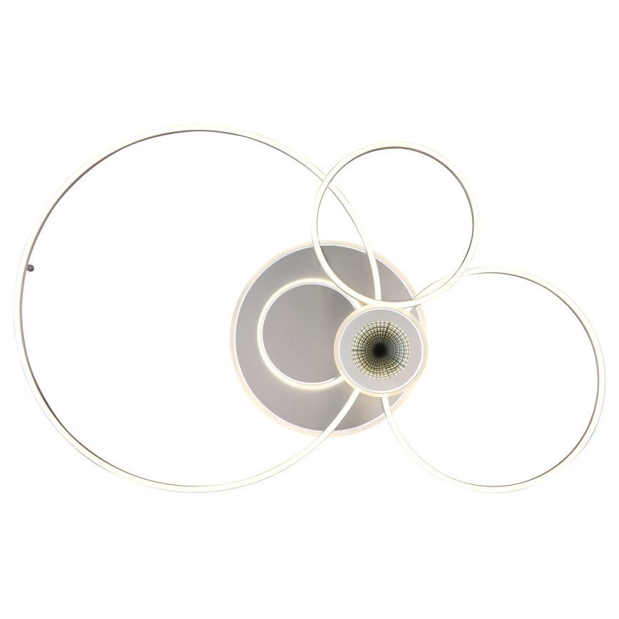 Globo - LED stlmiteľné stropné svietidlo LED/36W/230V 2700-6000K strieborné + diaľkové ovládanie