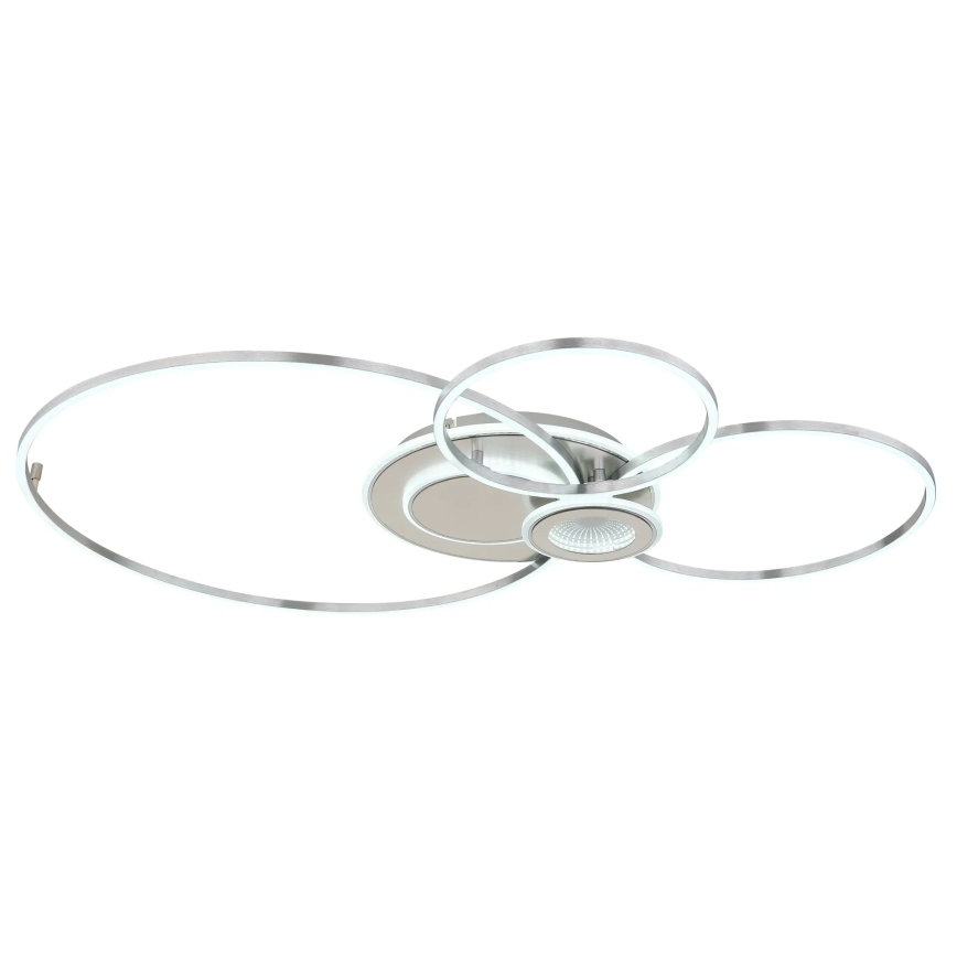 Globo - LED stlmiteľné stropné svietidlo LED/36W/230V 2700-6000K strieborné + diaľkové ovládanie