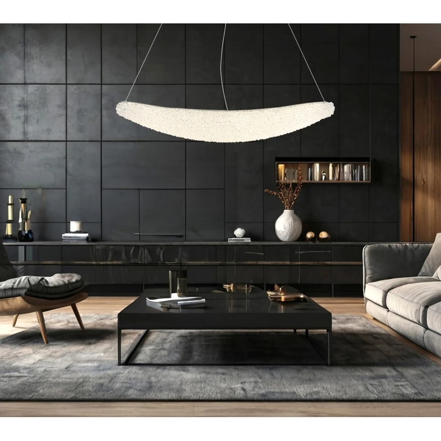 Globo - stmievateľný LED luster na lane LED/40W/230V 2700-6000K lesklý chróm + diaľkové ovládanie