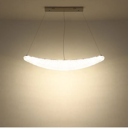 Globo - stmievateľný LED luster na lane LED/40W/230V 2700-6000K lesklý chróm + diaľkové ovládanie