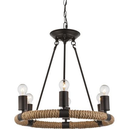 Globo - LED Luster na lanku 5xLED/12W/230V