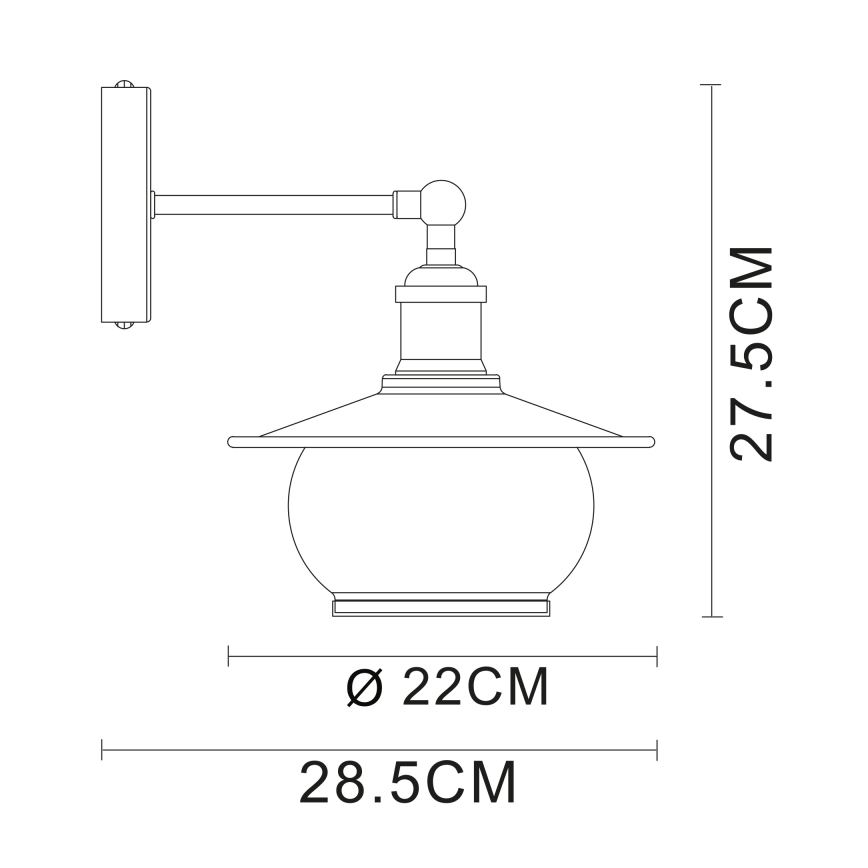 Globo - Bodové svietidlo 2xE14/40W/230V