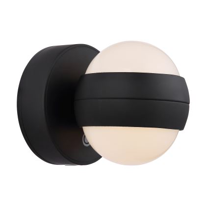 Globo - LED Stmievateľné nabíjacie dotykové nástenné svietidlo LED/1,4W/5V 1800 mAh čierna