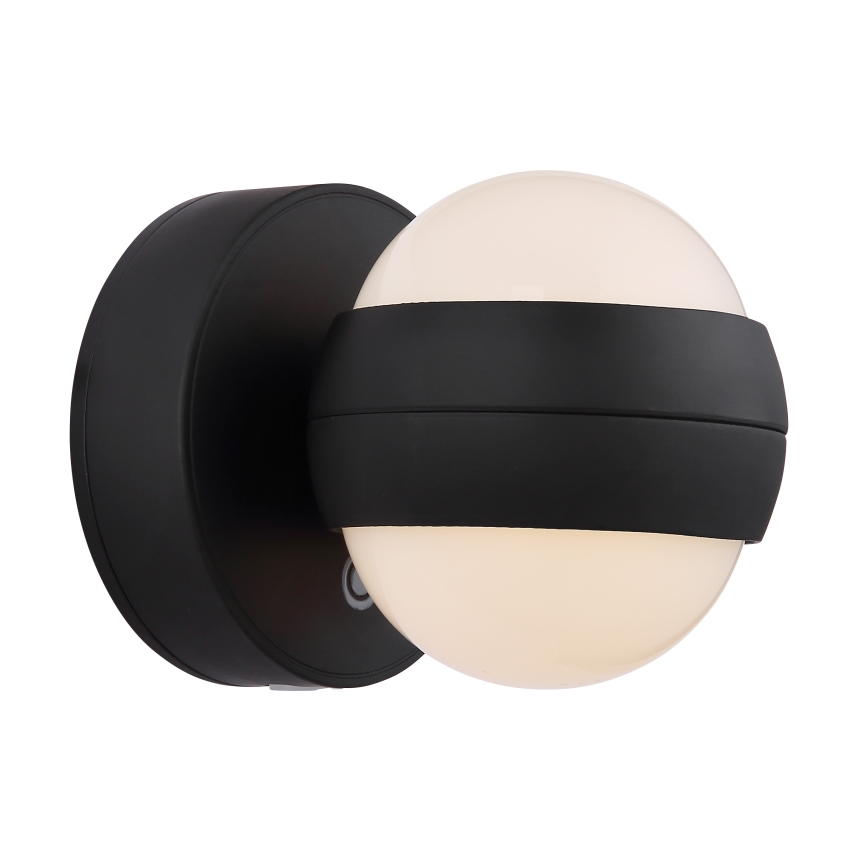 Globo - LED Stmievateľné nabíjacie dotykové nástenné svietidlo LED/1,4W/5V 1800 mAh čierna