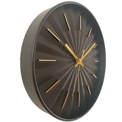 Globo - Stenska ura premera 30,5 cm 1xAA črna