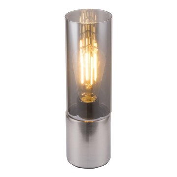 Globo - Dotyková stolná lampa 1xE27/25W/230V pr. 9 cm matný chróm