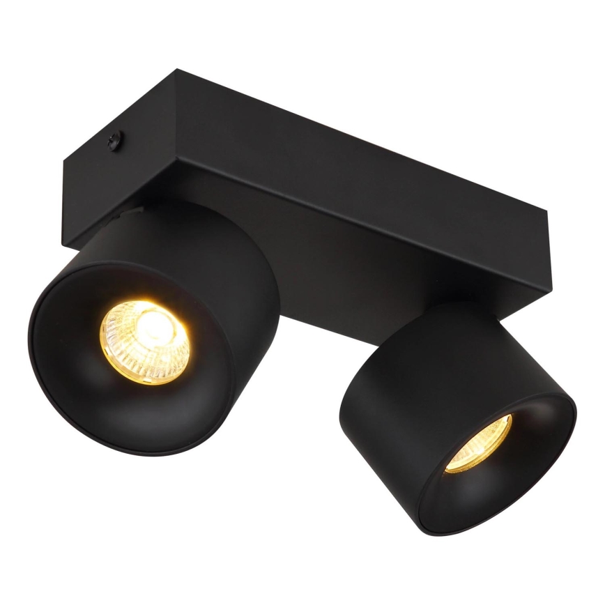Globo - LED Bodové svietidlo 2xLED/6W/230V čierna