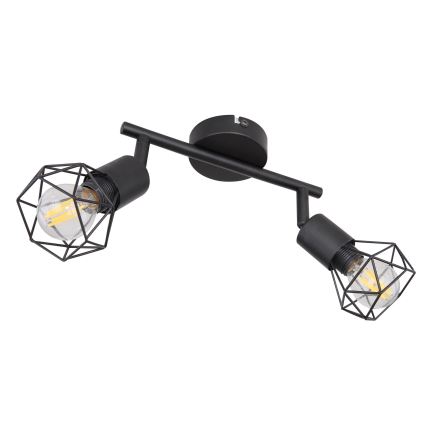 Globo - LED Bodové svietidlo 2xE14/6W/230V čierna
