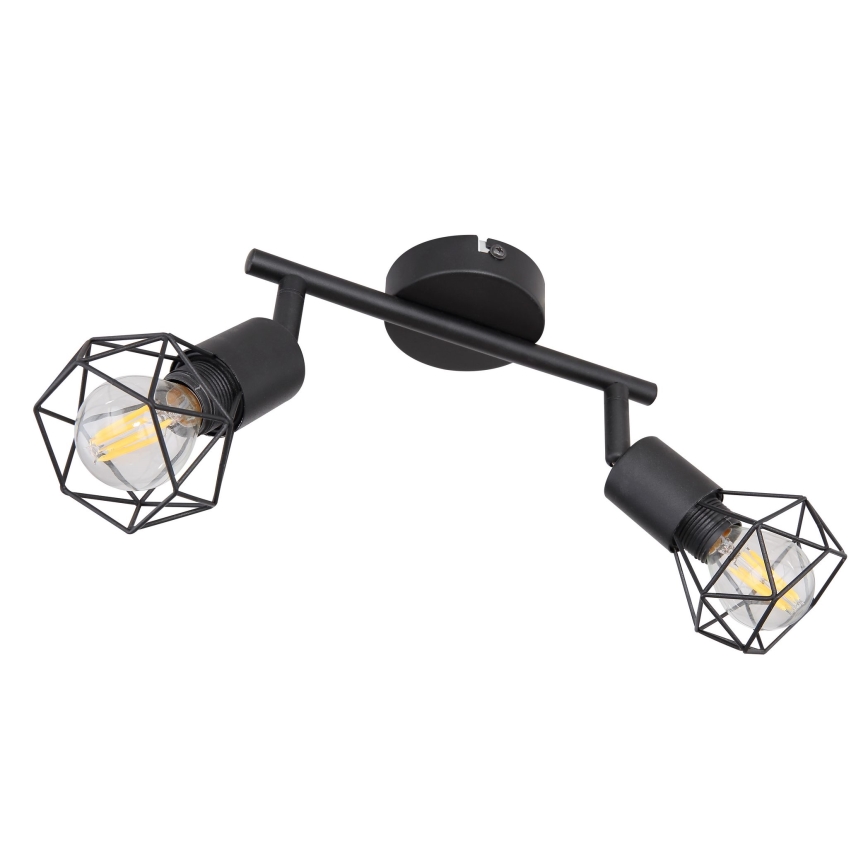 Globo - LED Bodové svietidlo 2xE14/6W/230V čierna