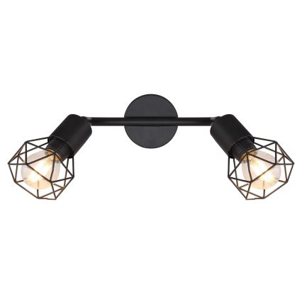 Globo - LED Bodové svietidlo 2xE14/6W/230V čierna
