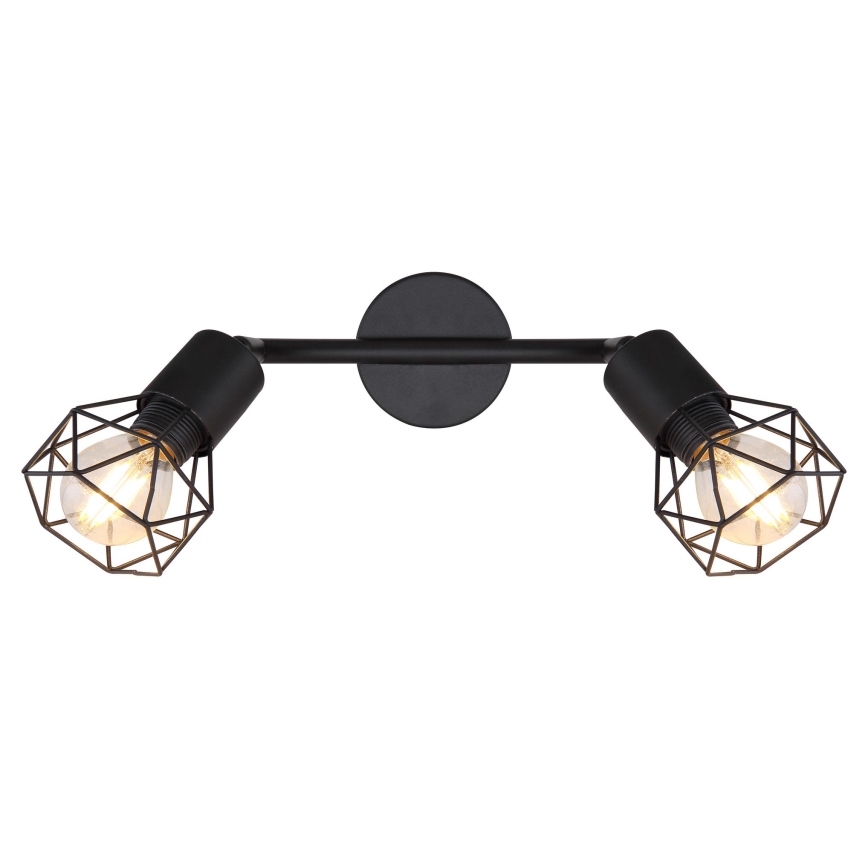 Globo - LED Bodové svietidlo 2xE14/6W/230V čierna