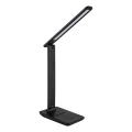Globo - LED Dotyková stmievateľná nabíjacia stolná lampa LED/5W/5V 2700/4000/6500K 1800 mAh čierna