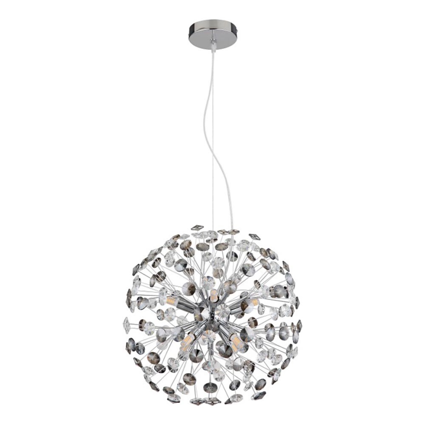 Globo - LED luster na lankách 8xG9/3,5W/230V pr. 40 cm lesklý chróm