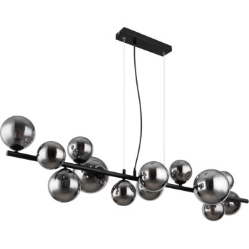 Globo - LED Luster na lanku 13xG9/3,5W/230V dymová/čierna