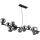 Globo - LED Luster na lanku 13xG9/3,5W/230V dymová/čierna