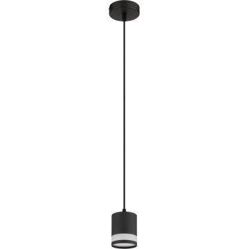 Globo - LED Luster na lanku 1xGX53/7W/230V 3000K čierna