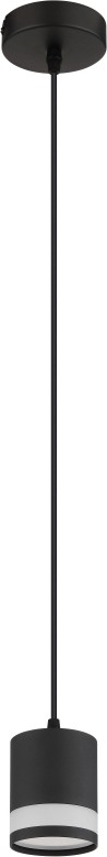 Globo - LED Luster na lanku 1xGX53/7W/230V 3000K čierna