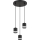 Globo - LED Luster na lanku 3xGX53/7W/230V 3000K čierna