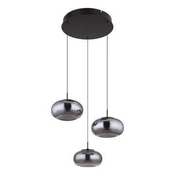 Globo - LED Luster na lanku 3xLED/6W/230V