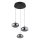 Globo - LED Luster na lanku 3xLED/6W/230V