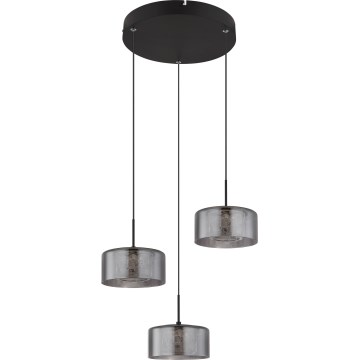 Globo - LED Luster na lanku 3xLED/8W/230V