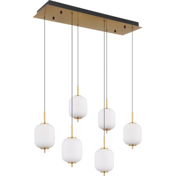 Globo - LED Luster na lanku 6xLED/6,7W/230V