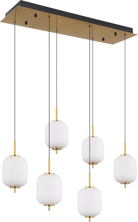 Globo - LED Luster na lanku 6xLED/6,7W/230V