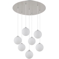 Globo - LED Luster na lanku 7xG9/3,5W/230V biela