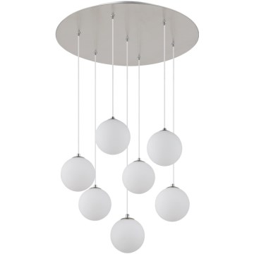 Globo - LED Luster na lanku 7xG9/3,5W/230V biela
