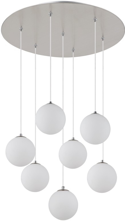 Globo - LED Luster na lanku 7xG9/3,5W/230V biela