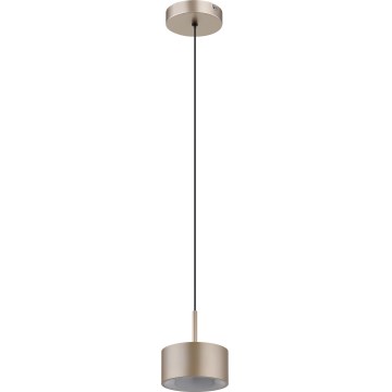 Globo - LED luster na lanku LED/12W/230V 3000K pr. 15 cm béžový