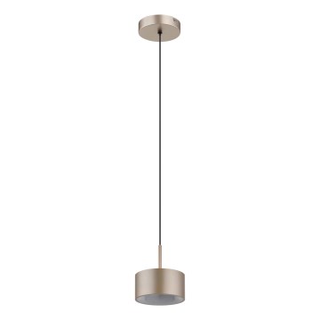 Globo - LED luster na lanku LED/12W/230V 3000K pr. 15 cm mosadz