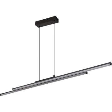 Globo - LED Luster na lanku LED/24W/230V 3000K čierna