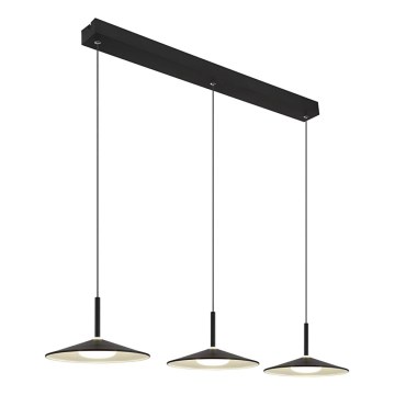 Globo - LED luster na lanku LED/24W/230V 4000K čierna