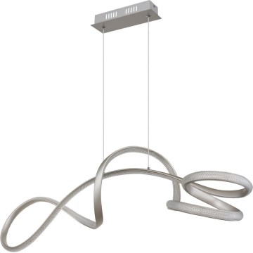 Globo - LED Luster na lanku LED/40W/230V matný chróm