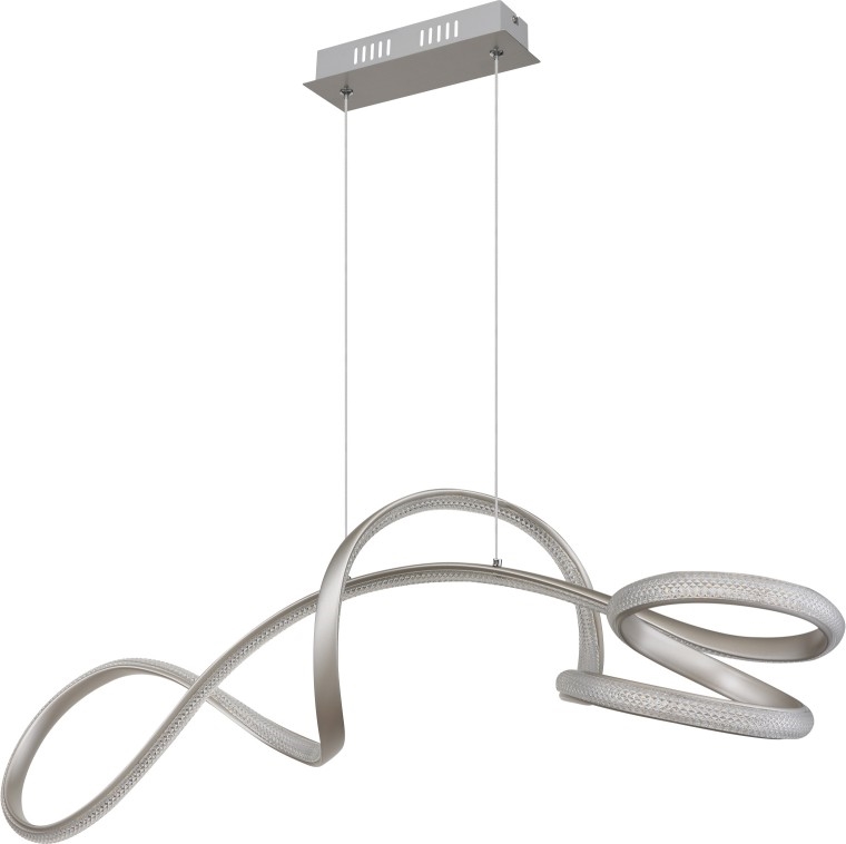 Globo - LED Luster na lanku LED/40W/230V matný chróm
