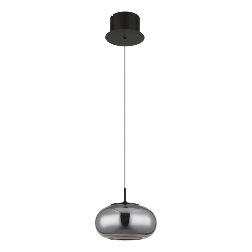 Globo - LED Luster na lanku LED/6W/230V čierna