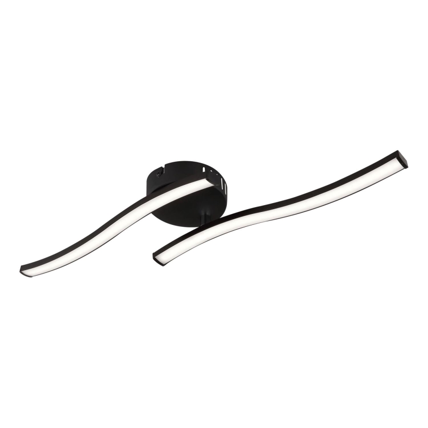 Globo - LED Prisadený luster LED/12W/230V 3000K čierna