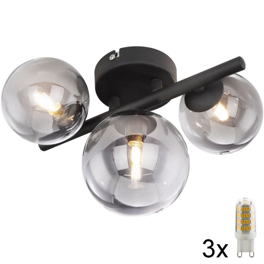 Globo - LED Prisadený luster RIHA 3xG9/3,5W/230V