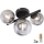 Globo - LED Prisadený luster RIHA 3xG9/3,5W/230V