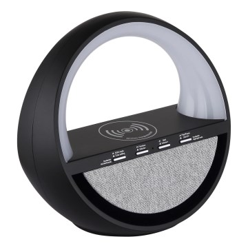 Globo - LED RGB dotyková nabíjacia stolná lampa s reproduktorom a bezdrôtovým nabíjaním QI LED/3,5W/5V 1800 mAh