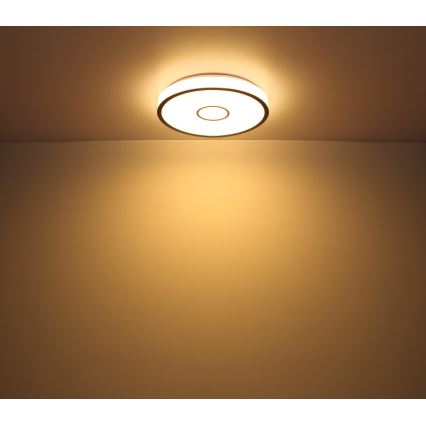Globo - LED RGB Kúpeľňové stmievateľné svietidlo LED/30W/230V IP44 Wi-Fi Tuya + diaľkové ovládanie