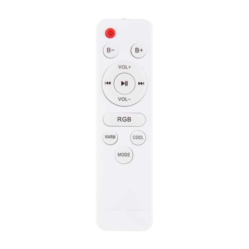 Globo - LED RGBW Stmievateľné kúpeľňové svietidlo s reproduktorom LED/18W/230V 3000-6500K IP44 + diaľkové ovládanie
