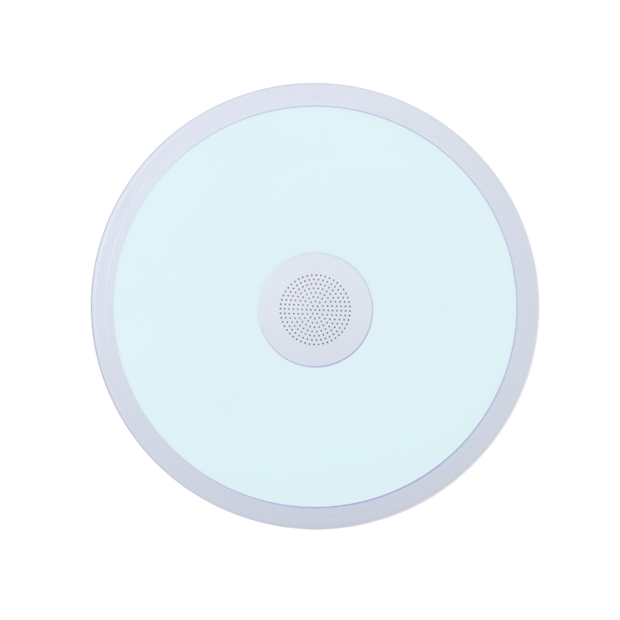 Globo - LED RGBW Stmievateľné kúpeľňové svietidlo s reproduktorom LED/18W/230V 3000-6500K IP44 + diaľkové ovládanie