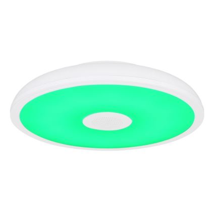 Globo - LED RGBW Stmievateľné kúpeľňové svietidlo s reproduktorom LED/18W/230V 3000-6500K IP44 + diaľkové ovládanie