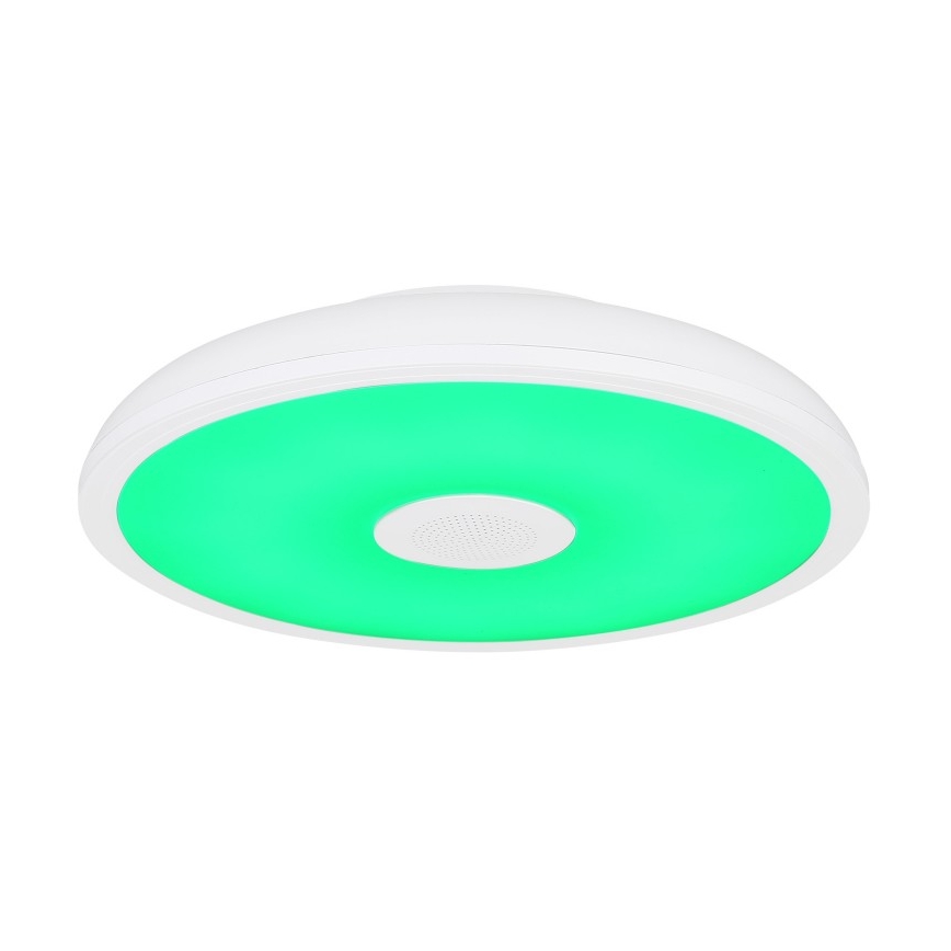 Globo - LED RGBW Stmievateľné kúpeľňové svietidlo s reproduktorom LED/18W/230V 3000-6500K IP44 + diaľkové ovládanie