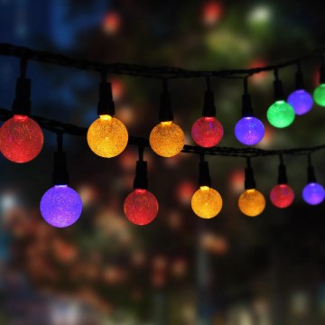 Globo - LED RGB Solárna reťaz 20xLED/0,06W/3V 770 cm IP44